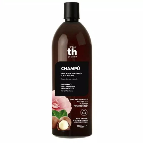 Polifenoli Naturali E Acido Ialuronico Shampoo Camelia Macadamia 1000ml