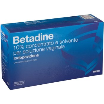 betadine 10% soluzione vaginale 5 flaconi 140 ml + 5 cannule viatris