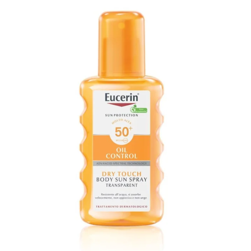 Eucerin Sun Spray Trasparente Fp50 Protezione Solare Molto Alta 200ml