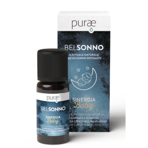 Purae Sinergia Con Oli Essenziali - Belsonno Baby 5ml