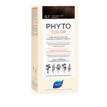 phyto phytocolor colorazione permanente 5.7 castano chiaro tabacco
