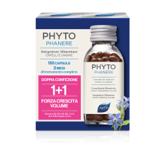 phyto phytophanere integratore rinforzante capelli unghie duo pack 90 + 90 capsule 