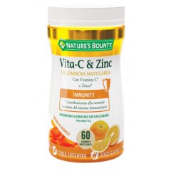 vitamina c & zinco 60 gommose masticabili