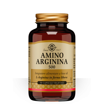 solgar - amino arginina 500 - 50 capsule vegetali