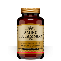 Solgar - Amino Glutammina 500mg 50 Capsule Vegetali