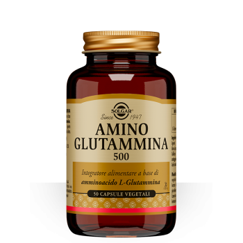 solgar - amino glutammina 500mg 50 capsule vegetali