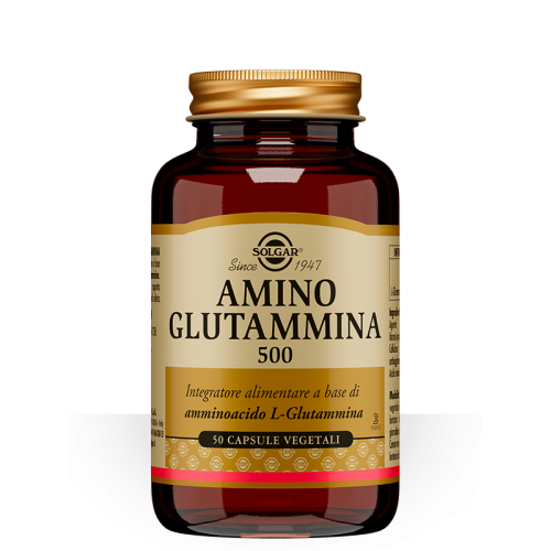 Solgar - Amino Glutammina 500mg 50 Capsule Vegetali