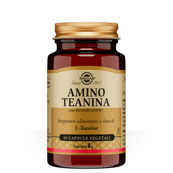 solgar - amino teanina 30 capsule vegetali
