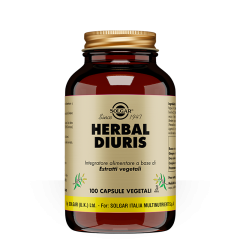 solgar - herbal diuris 100 capsule vegetali