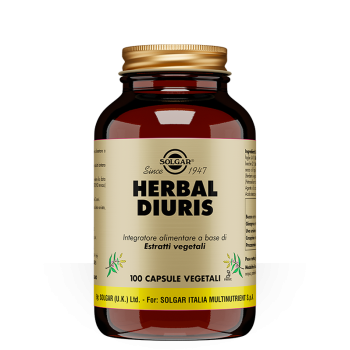 solgar - herbal diuris 100 capsule vegetali