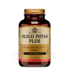 solgar - oligo potas plus 100 tavolette