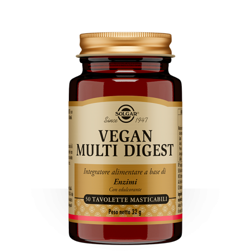 Solgar - Vegan Multi Digest 50 Tavolette Masticabili