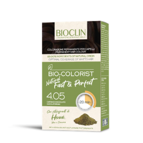 Bioclin Bio Colorist Tintura Capelli Natural Fast E Perfect Colore 4.05 - Castano Cioccolato