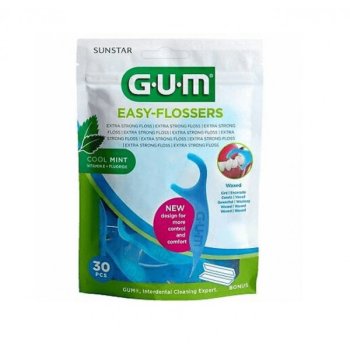 gum easy flossers forcella interdentale 30 pezzi