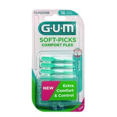 gum soft-picks comfort flex scovolino regular medium 16 pezzi 