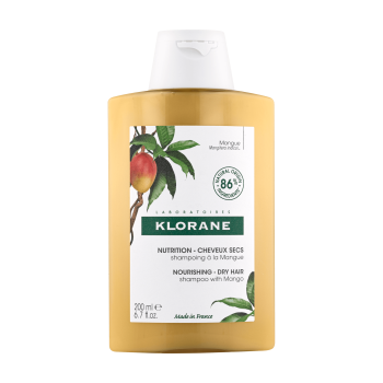 klorane shampoo al mango capelli secchi 200ml