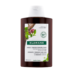 klorane shampoo chinina e stella alpina bio anticaduta capelli e fortificante 200ml