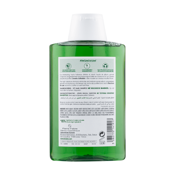 Klorane Shampoo All’Ortica Seboriduttore 200ml