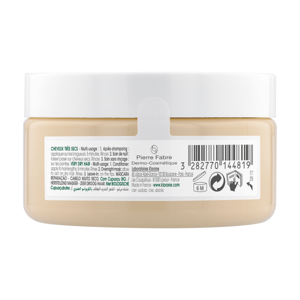 Klorane Maschera Burro Cupuacu Bio Capelli Molto Secchi E Rovinati 150ml