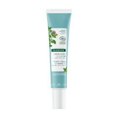 klorane crema viso purificante alla menta acquatica bio pelli miste e grasse 40ml