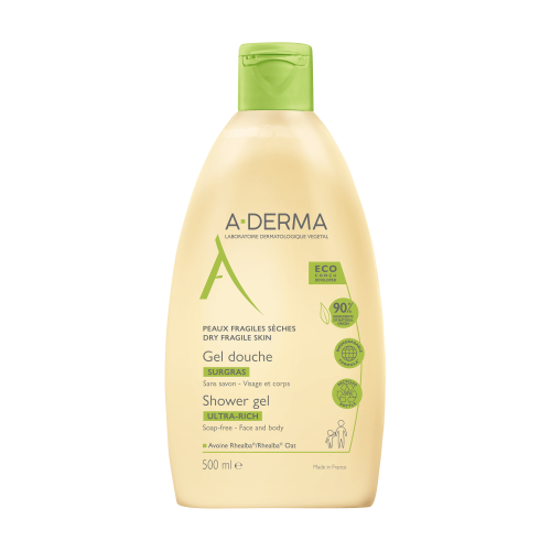 Aderma Les Indispensables Gel Doccia Surgras 500ml