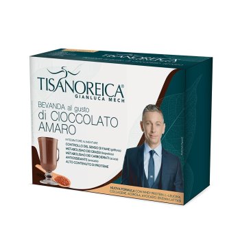 gianluca mech - tisanoreica bevanda al gusto cioccolato amaro 34g 4 pat