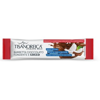 gianluca mech - tisanoreica barretta t-smart cocco ricoperto di cioccolato fondente 35g