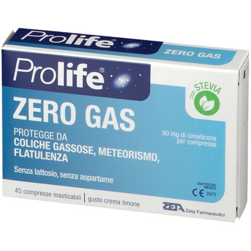 Prolife Zero Gas - Integratore Di Fermenti Lattici 45 Compresse Masticabili
