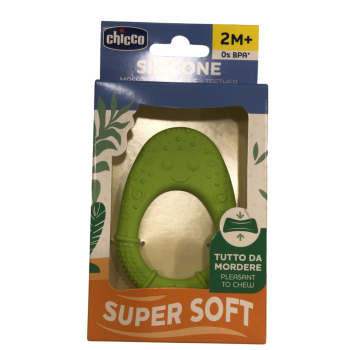 chicco massaggia gengive fresh in silicone soft verde 2m+