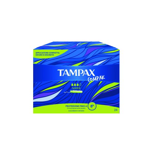 Tampax Compak Super 24 Assorbenti Interni