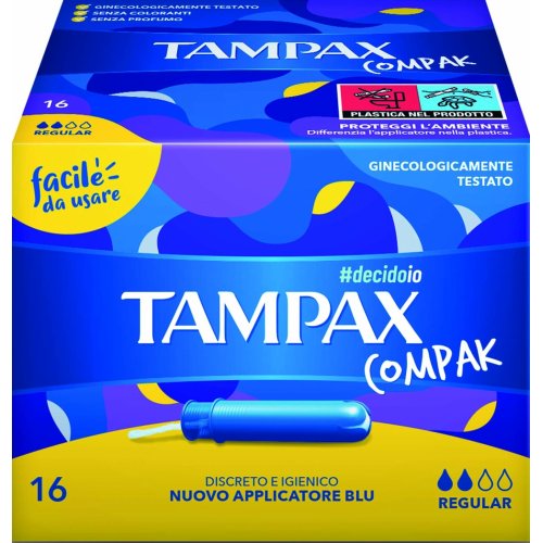 Tampax Compak Regular 16 Assorbenti Interni