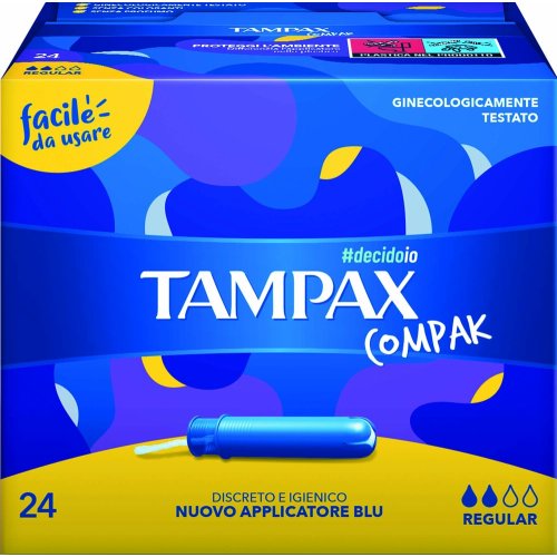 Tampax Compax Regular 24 Assorbenti Interni