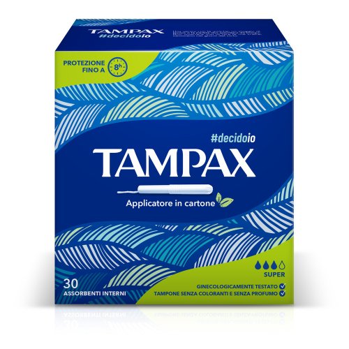 Tampax Super Blue Box 30 Assorbenti Interni