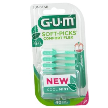 gum soft-picks comfort menta 40 pezzi
