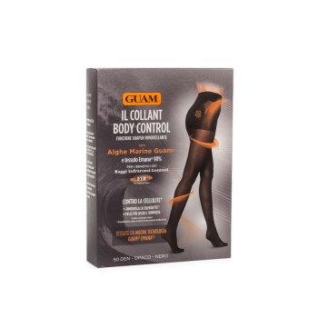 guam collant body control rimodellante 50 den nero opaco taglia s/m