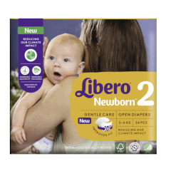 libero newborn taglia 2 ( 3-6kg ) 34 pannolini