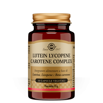 solgar - lutein lycopene carotene complex 30 capsule vegetali