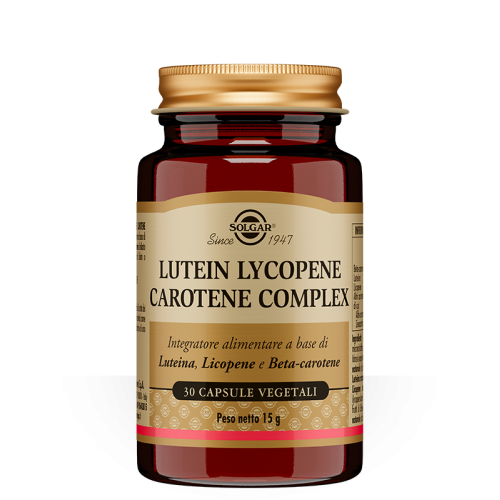 Solgar - Lutein Lycopene Carotene Complex 30 Capsule Vegetali