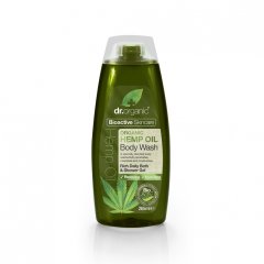 dr organic - hemp oil body wash olio di semi di canapa bagno & doccia 250ml