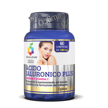 optima colours of life - acido ialuronico plus con rame e vitamina c 60 compresse 