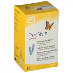 Freestyle - Lancette Pungidito Sterili Per La Glicemia 50 Pezzi