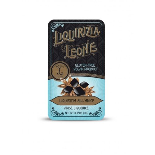 Leone Pastiglie In Lattina Liquirizia Pura Anice 10g