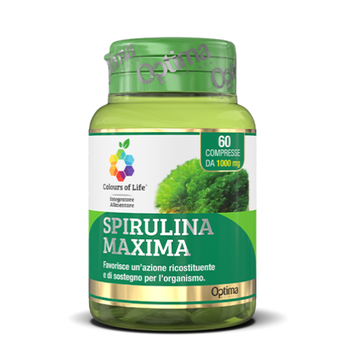 Optima Colours Of Life - Spirulina Maxima 60 Compresse 