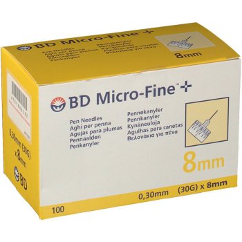 bd microfine aghi per penna insulina g30 x 8mm 100 pezzi