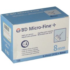 BD Microfine Aghi Per Penna Insulina G31 X 8mm 100 Pezzi