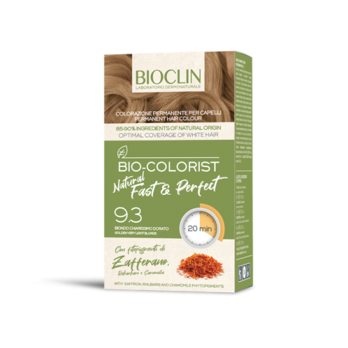 Bioclin Bio Colorist Tintura Capelli Natural Fast E Perfect Colore 9.3 - Biondo Chiarissimo Dorato