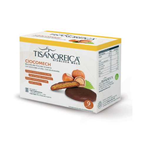 Gianluca Mech - Tisanoreica Biscotti Ciocomech Al Gusto Cioccolato Latte 117g