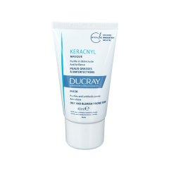 ducray keracnyl maschera tripla azione pelli miste e grasse 40ml