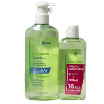 ducray extra delicato shampoo bipack 400ml + 200ml omaggio