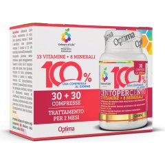 optima colours of life - centopercento duo pack vitamine e minerali 30 + 30 compresse 
